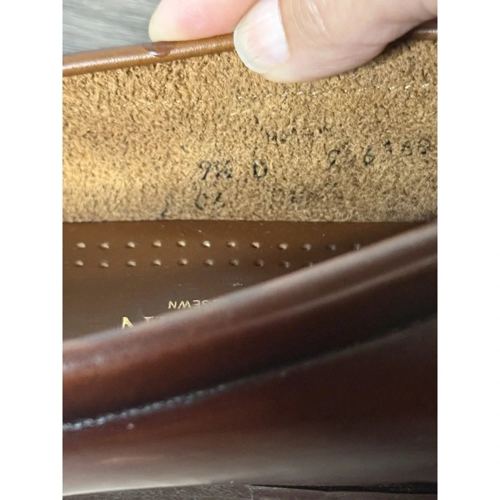 Vintage Cole Haan Mens Loafer Sz 9.5 Cordovan Kiltie Monk American Handsewn